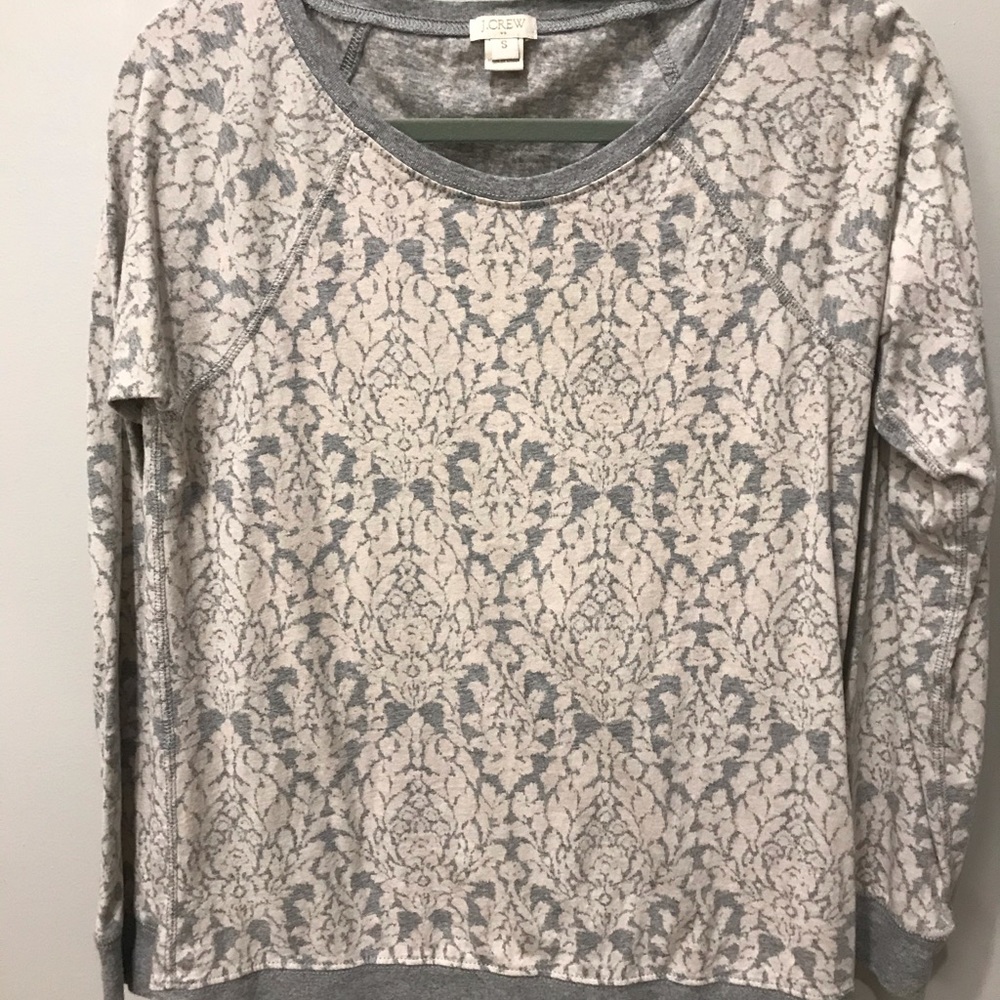 J Crew lace-look top